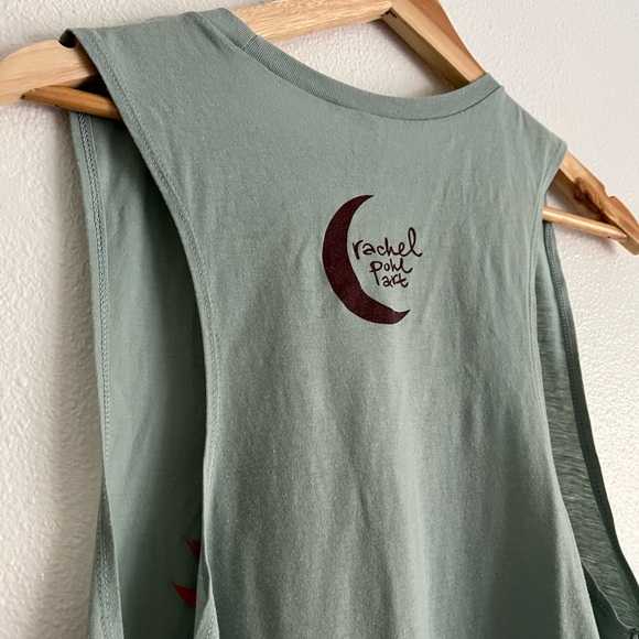 Rachel Pohl Art Paintbrushes Muscle Tank - Picture 6 of 8